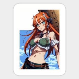 Anime - Pirate Girl 0.1 Sticker